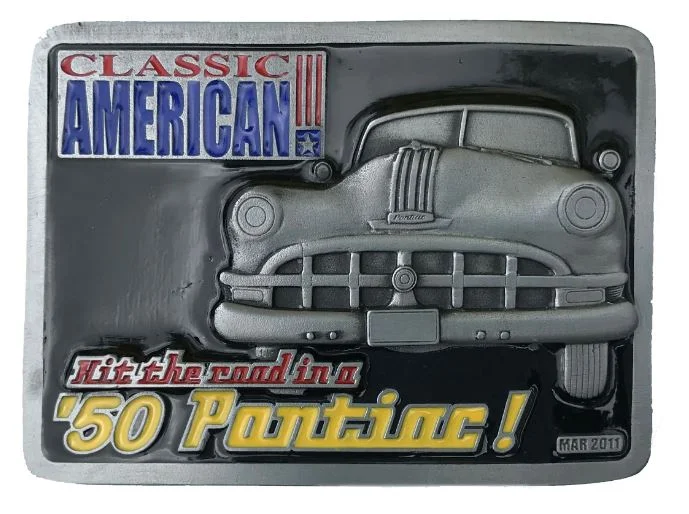 50 Pontiac Car Belt Buckle