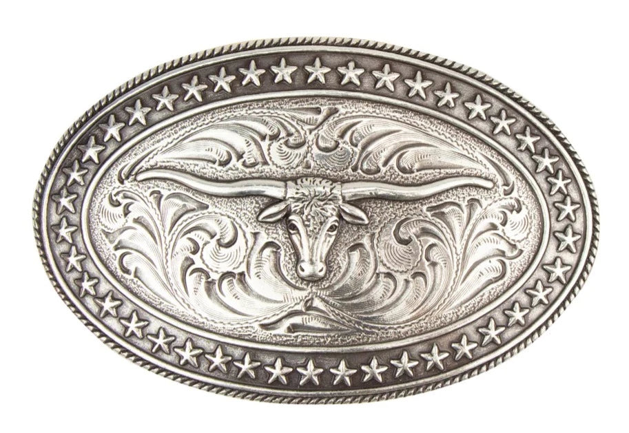 Bull Trophy Belt Buckle