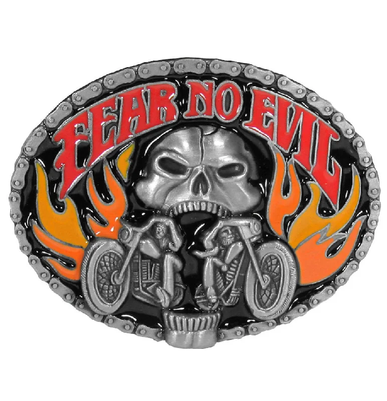 Fear No Evil Belt Buckle