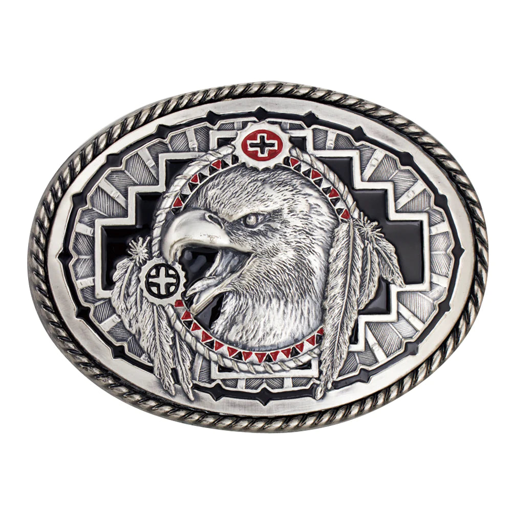 Feather Eagle Trophy Belt Buckle