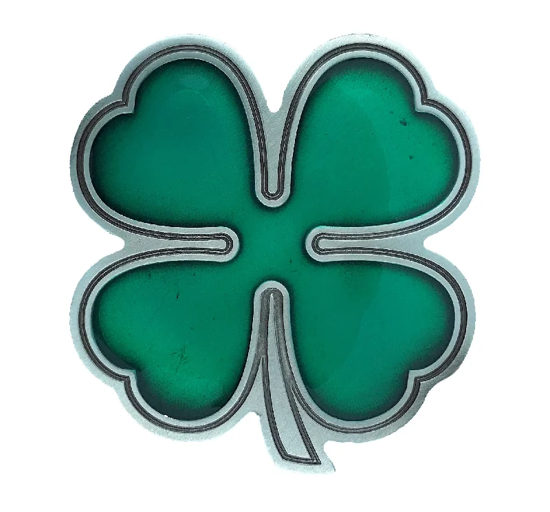 Four Leaf Clover Belt Buckle