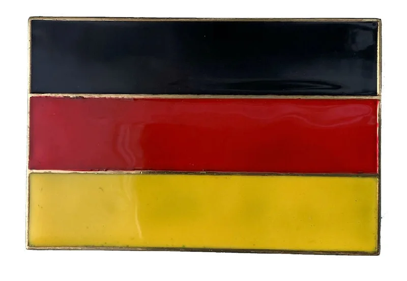 German Flag Belt Buckle