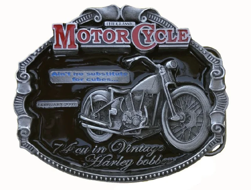 Harley Bobber Belt Buckle