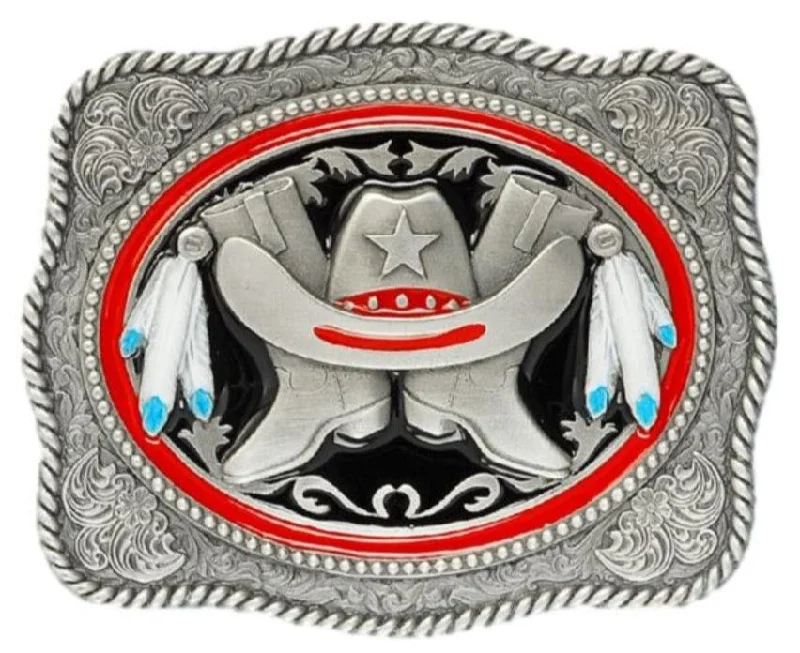 Hat Boots Belt Buckle