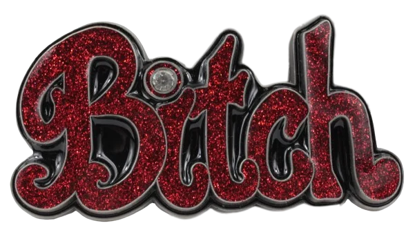 Red Bitch Belt Buckle