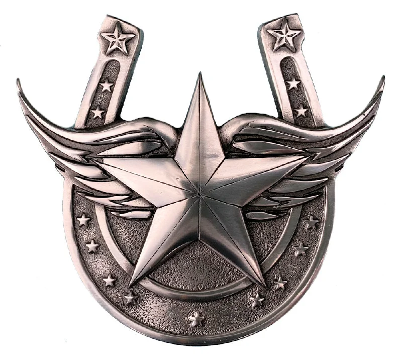 Star Horseshoe Belt Buckle