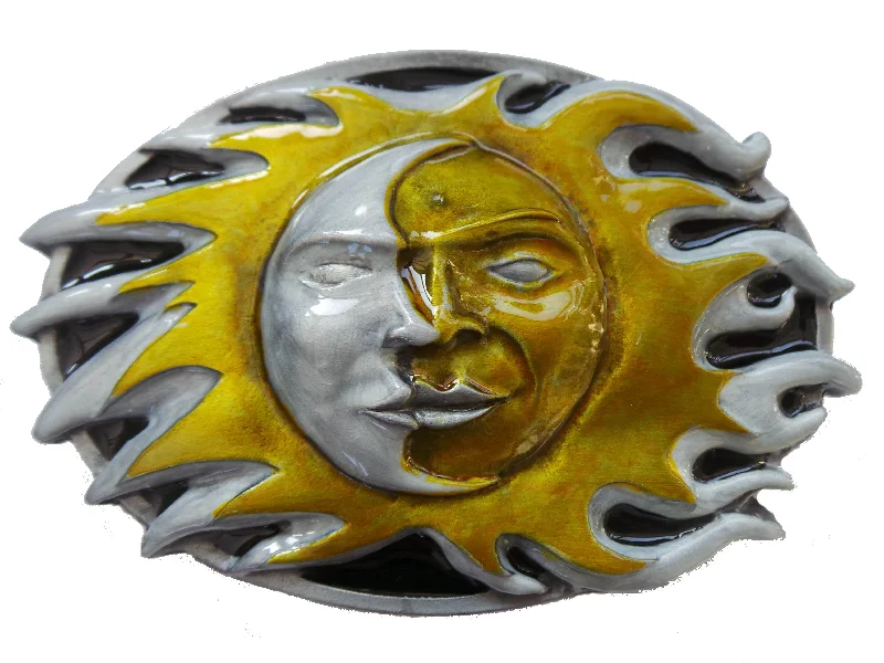 Sun and Moon Belt Buckle