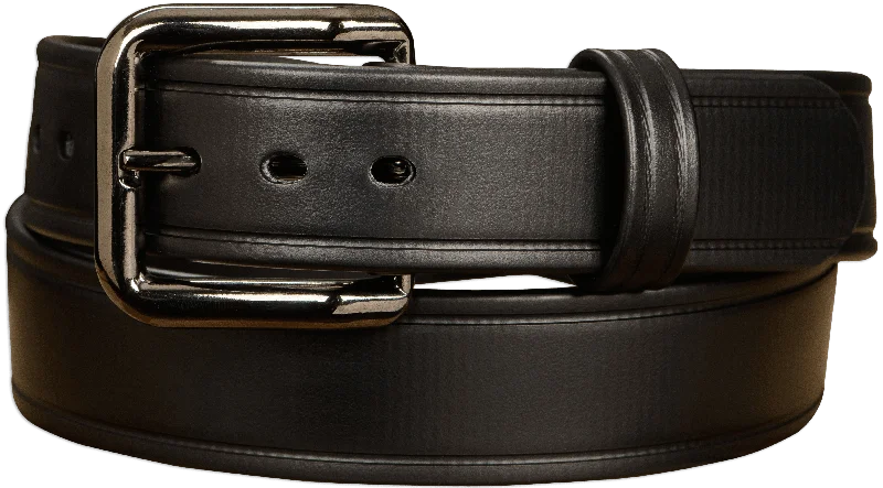 The Hercules Belt™ -  Black Max Thick With Gunmetal Buckle 1.50" (H550BK)