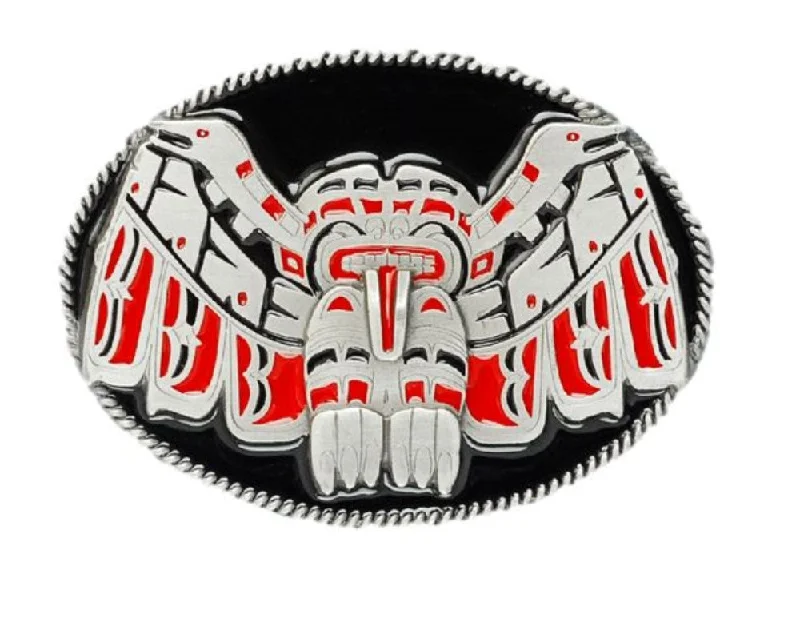 Totem Western Red Belt Buckle