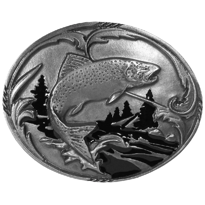 Fish Trout Belt Buckle