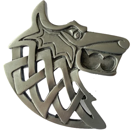 Viking Wolf Belt Buckle