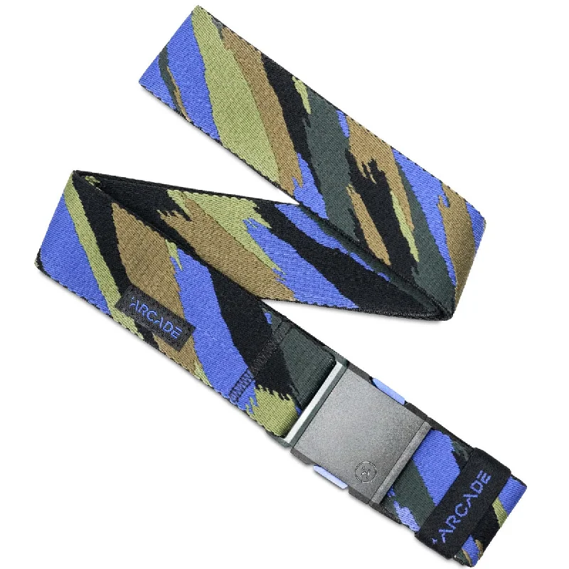 Arcade Brushstroke Belt - Black/Cobalt