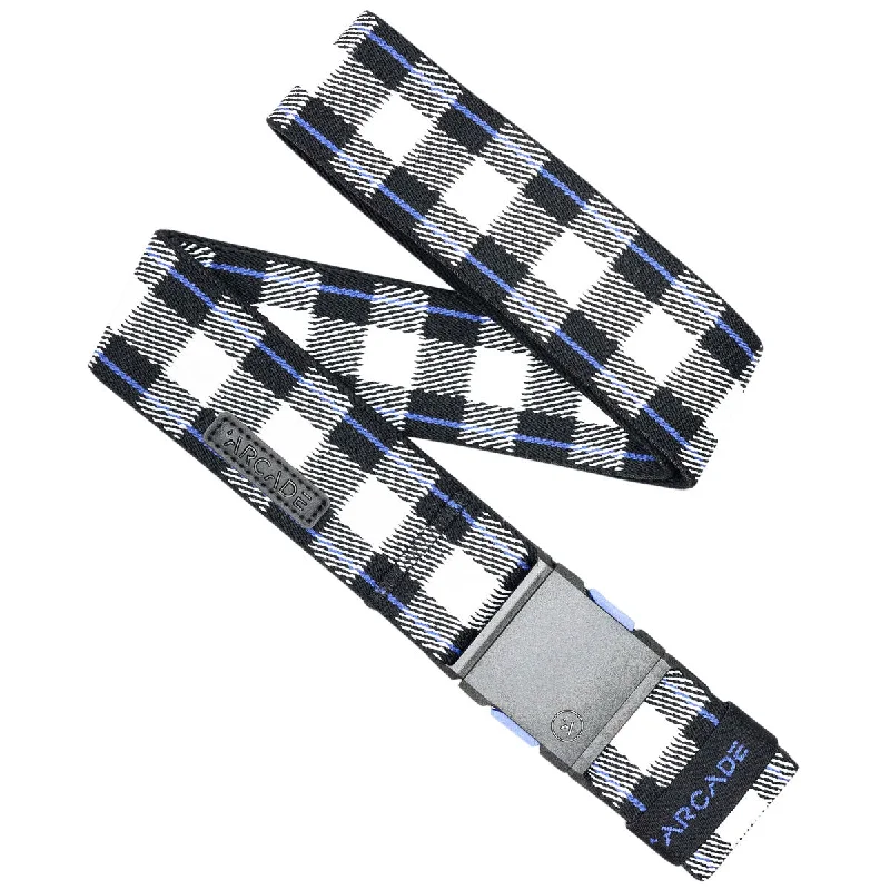 Arcade Plaid Belt - Cobalt/Black