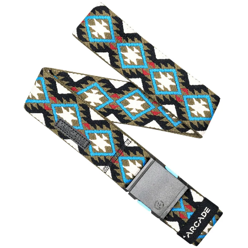 Arcade Twilight Belt - Oat/Turquoise