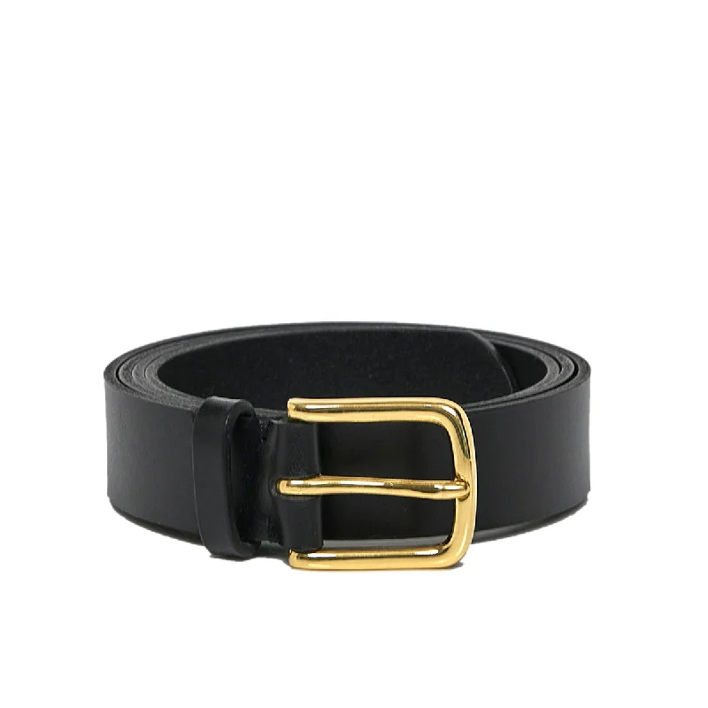 Awling Pitch Black & Polished Brass Foster Belt