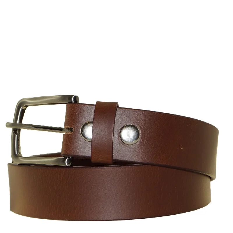 Replaceable Buckle Leather Belt - BOP1.75R TAN - SALE