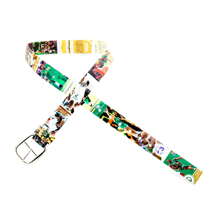 Boston Celtics Basketball Card Belt #6