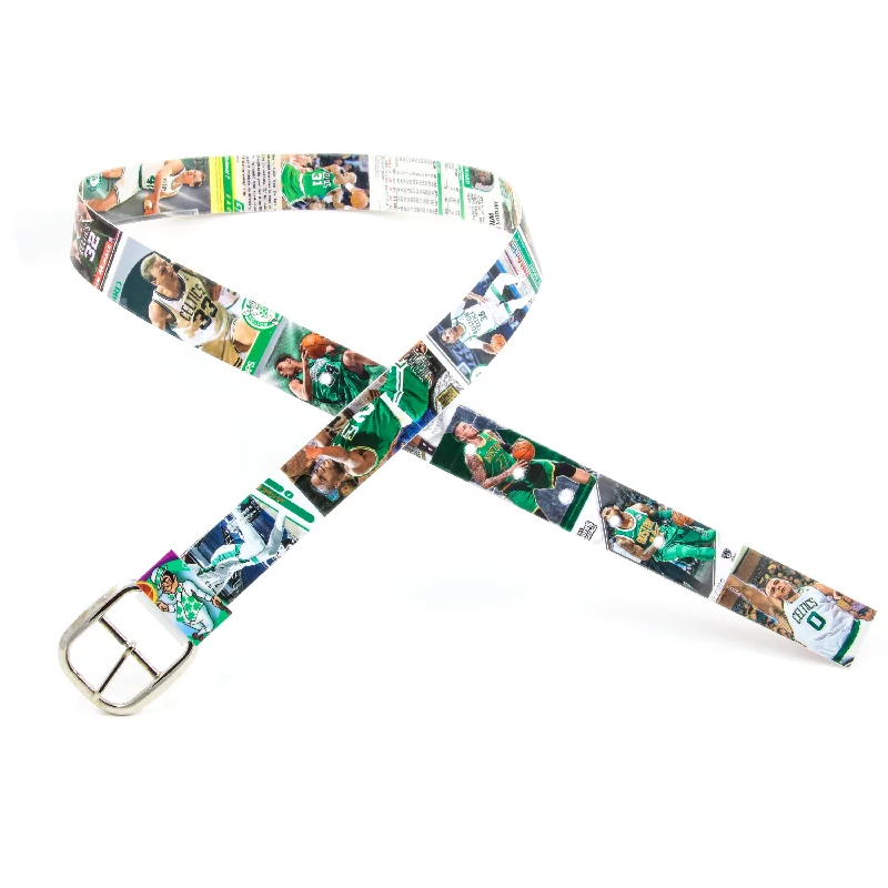 Boston Celtics Basketball Card Belt