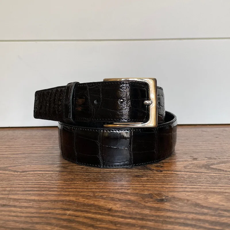 Full Skin Belt, Black Glazed