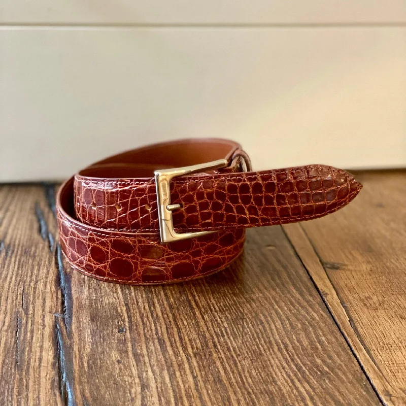 Full Skin Belt, British Tan Glazed