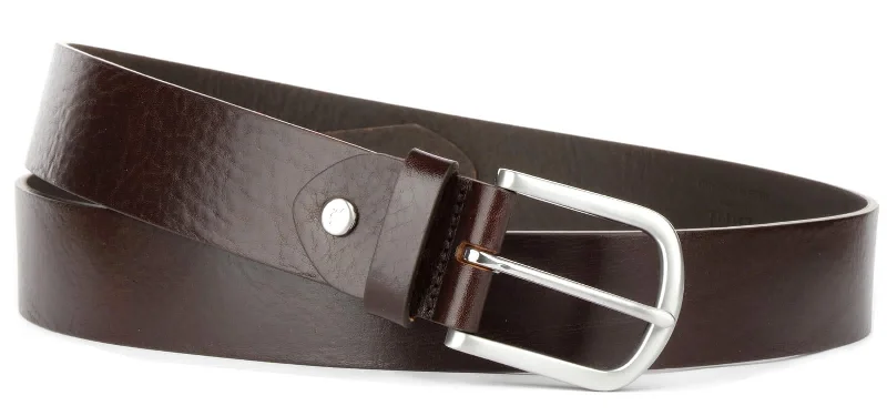 Casual Leather Belt Brown