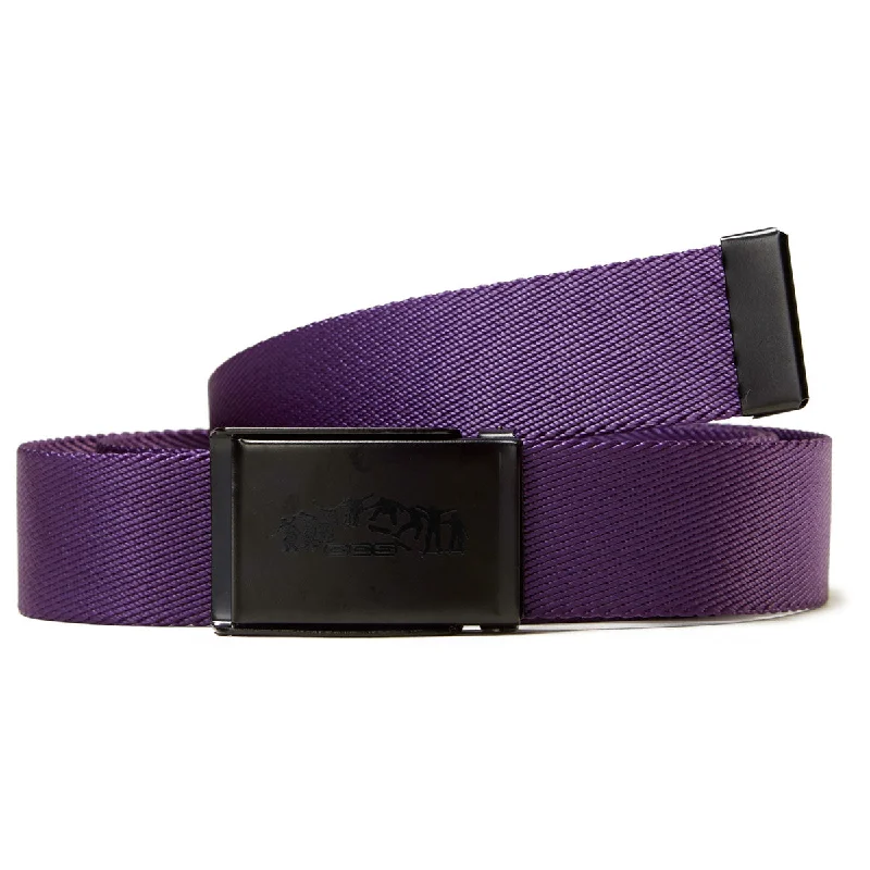 CCS Black Kickflip Buckle Belt - Purple