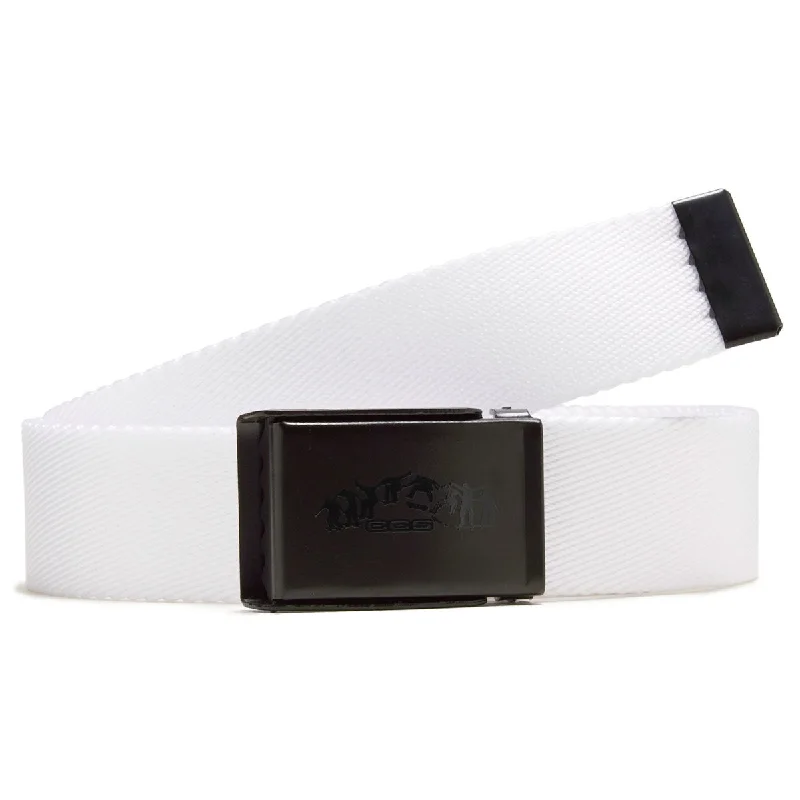 CCS Black Kickflip Buckle Belt - White