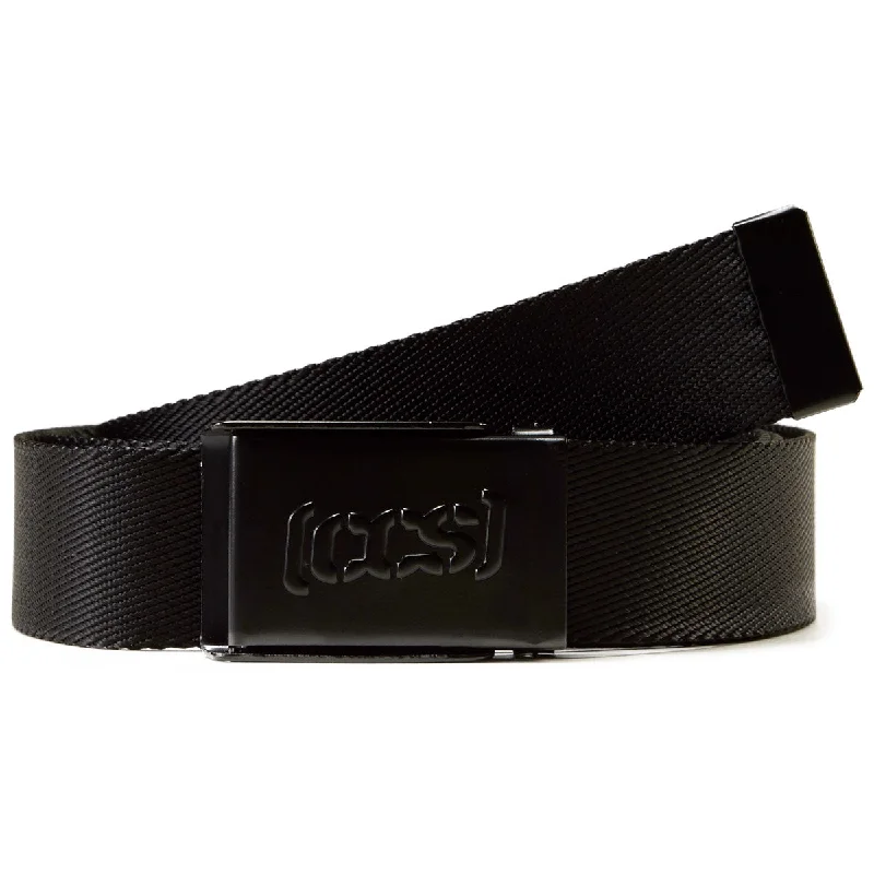 CCS Black Logo Buckle Belt - Black