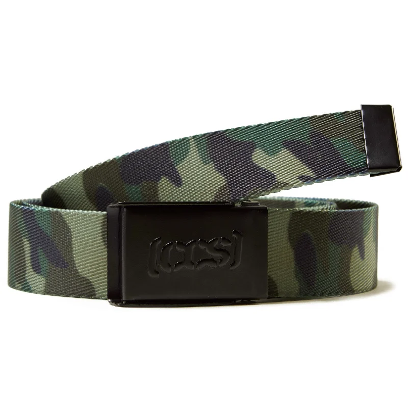 CCS Black Logo Buckle Belt - Camo