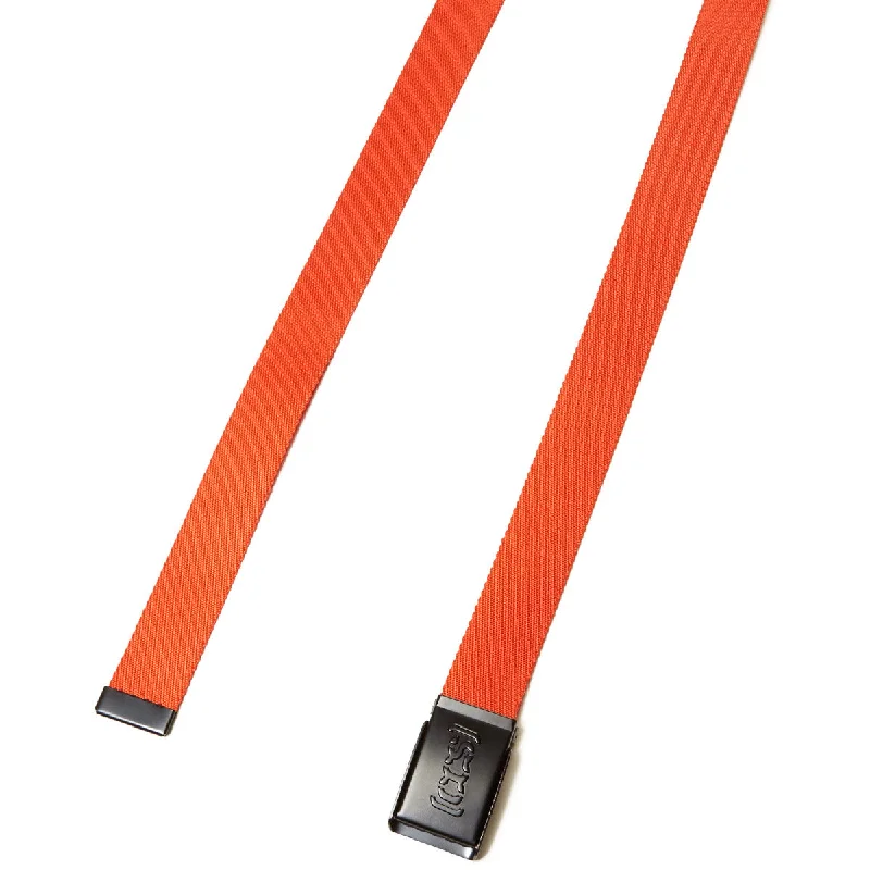 CCS Black Logo Buckle Belt - Orange