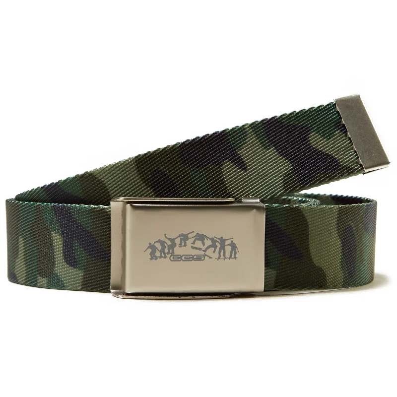 CCS Silver Kickflip Buckle Belt - Camo