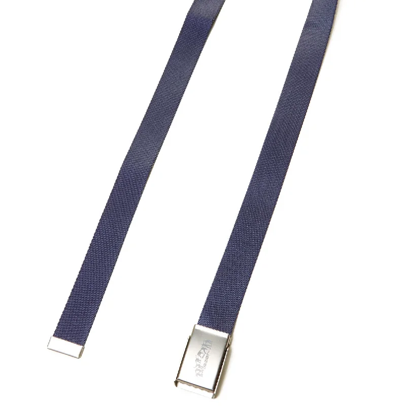 CCS Silver Kickflip Buckle Belt - Navy