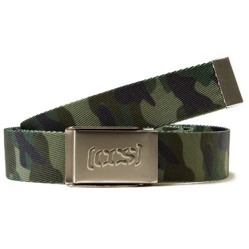 CCS Silver Logo Buckle Belt - Camo