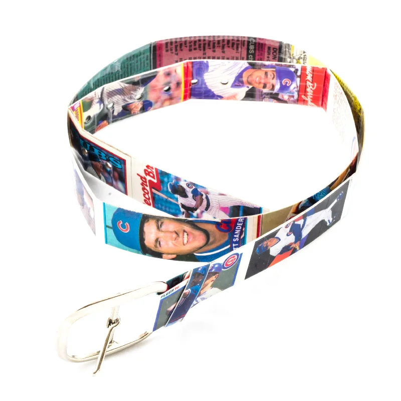 Chicago Cubs Baseball Card Belt