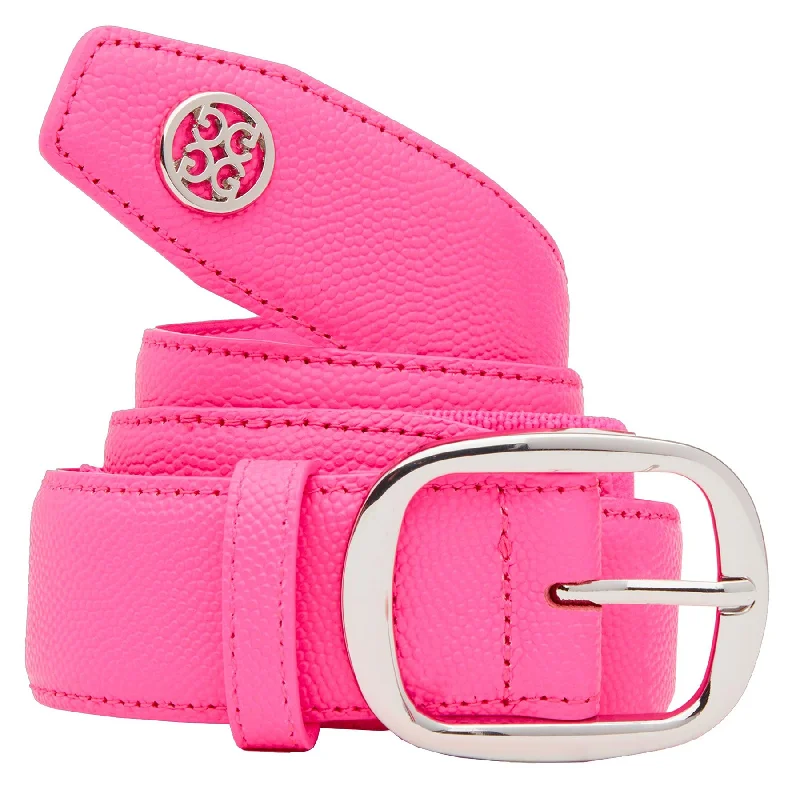 Circle G'S Webbed Belt Knockout Pink - AW24