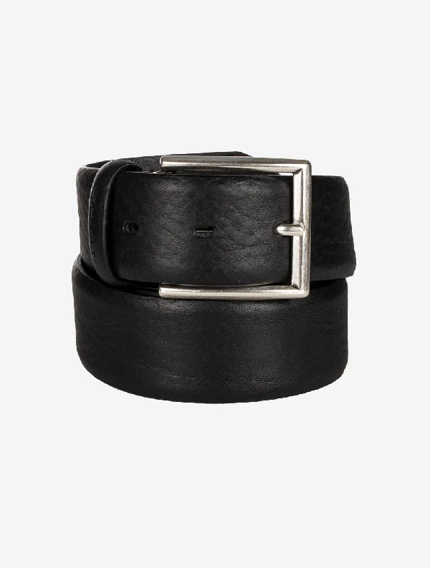 Classic Leather Belt Black