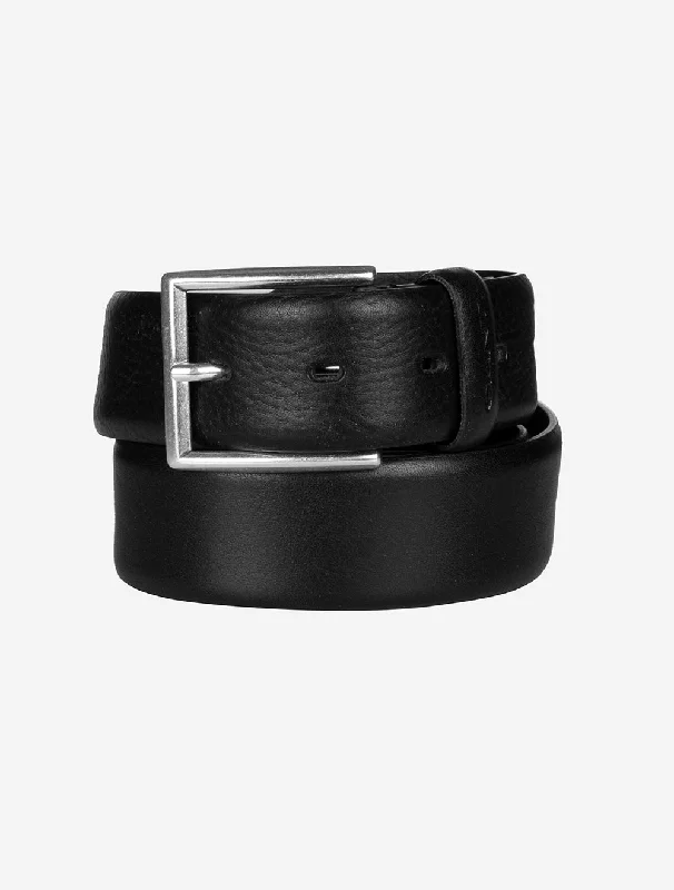 Classic Leather Belt Black