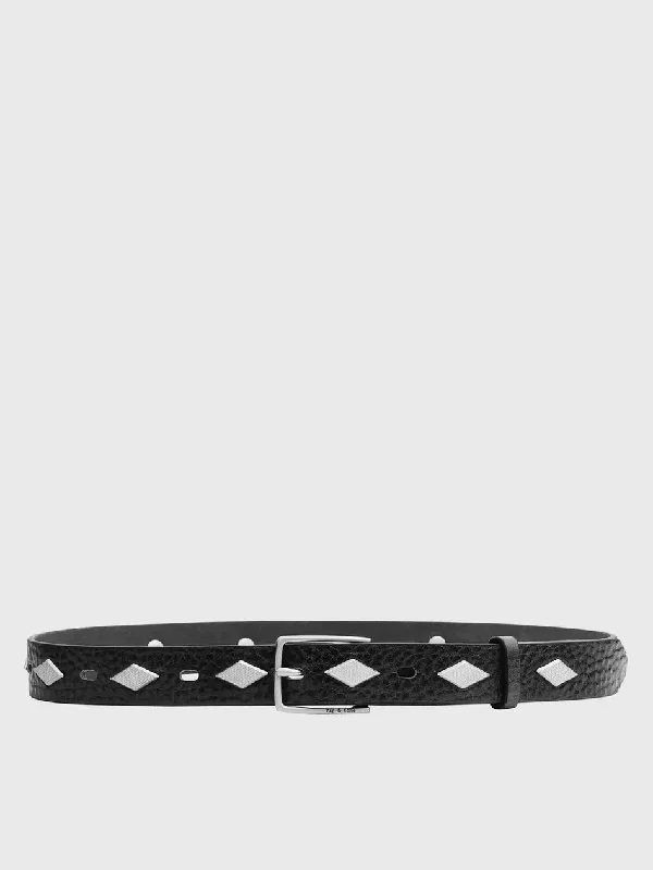 Colin Studded Belt - Black