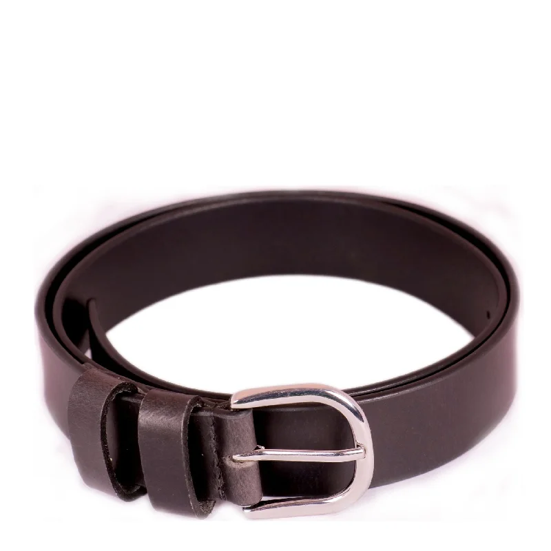 Double Loop Leather Belt - BOP1.5L(N) - SALE