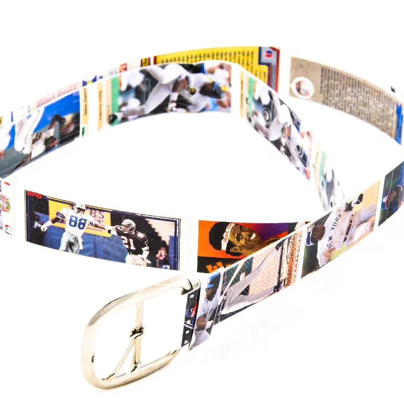 Deion Sanders Football and Baseball Card Belt