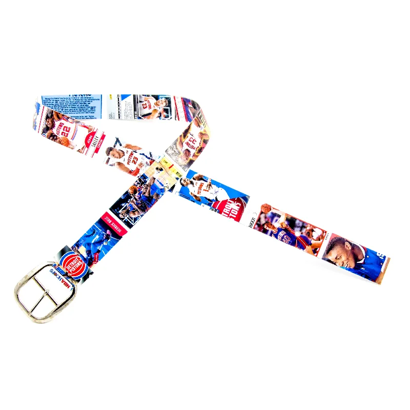 Detroit Pistons Basketball Card Belt #4