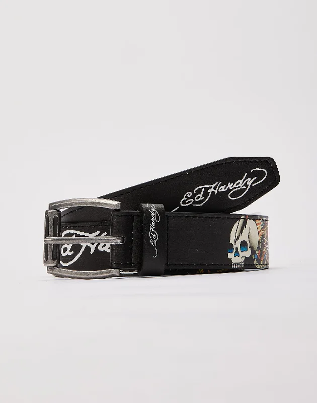 Ed Hardy Skull Belt