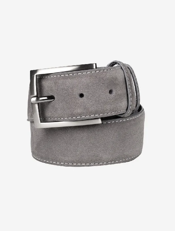 Suede Belt Grey