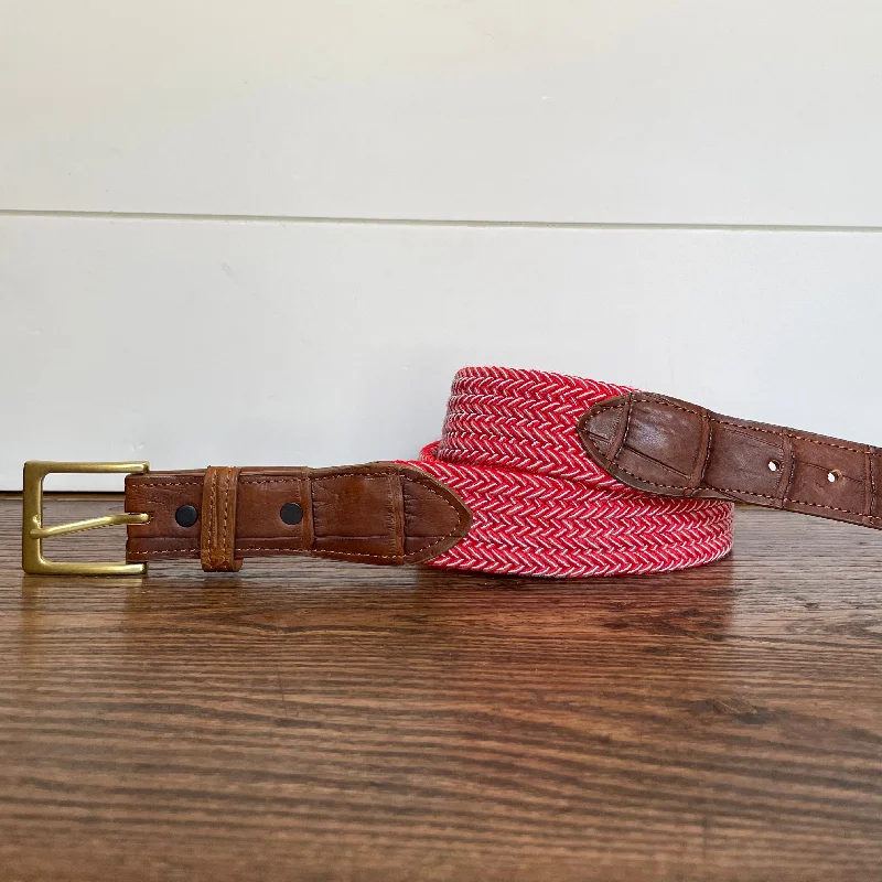 The Stretch Belt, Red & White