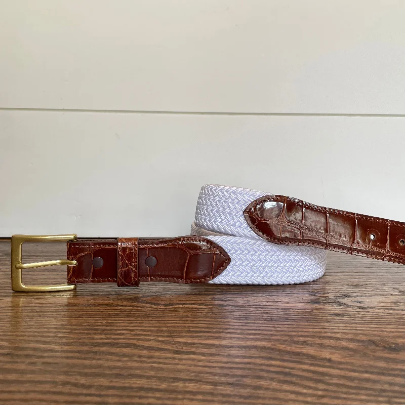 The Stretch Belt, White