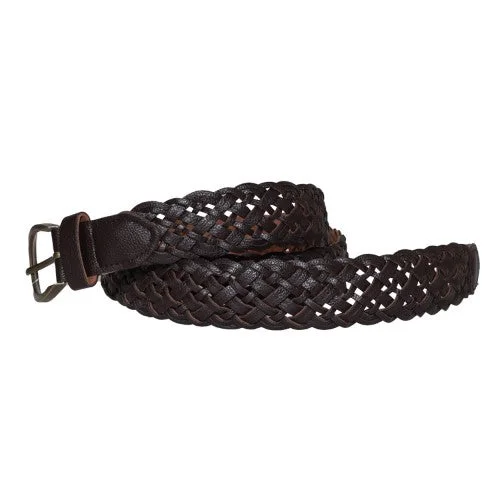 Forest Womens/Ladies Plait Leather Belt