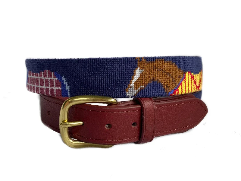 HORSE NEEDLEPOINT BELT™