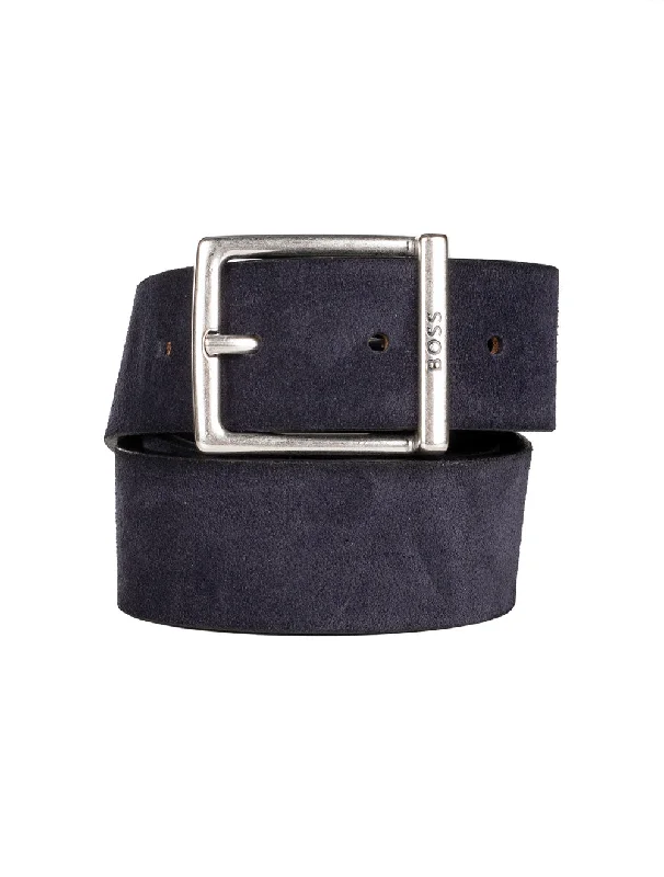 Rudy Suede Belt Navy