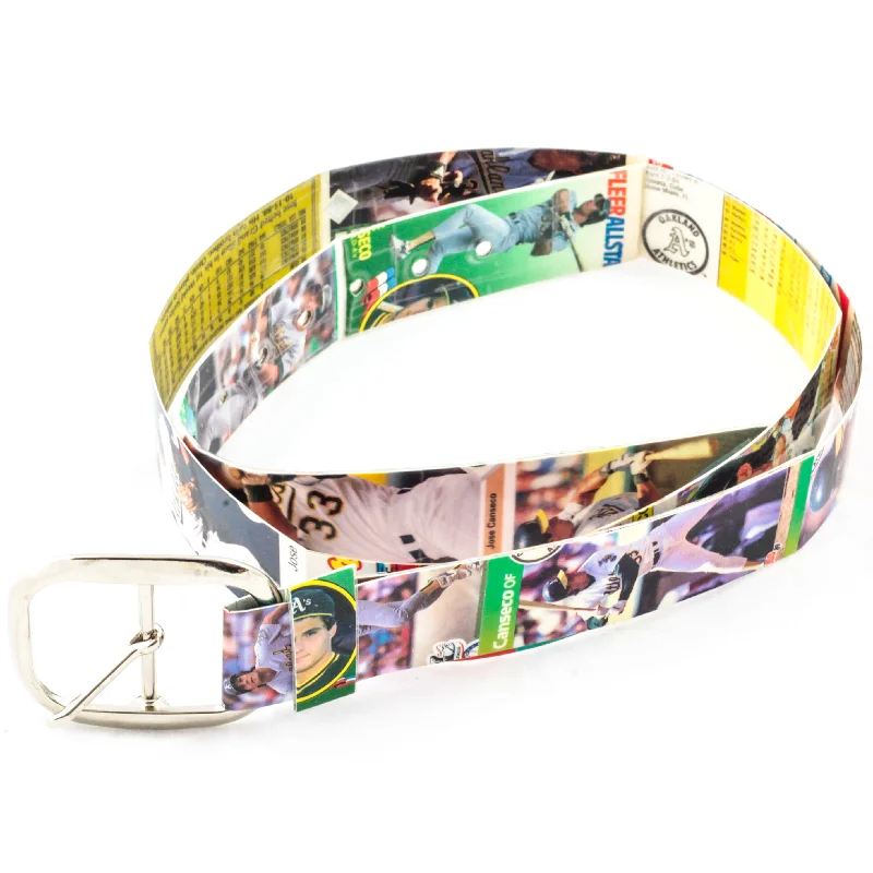 Jose Canseco Baseball Card Belt