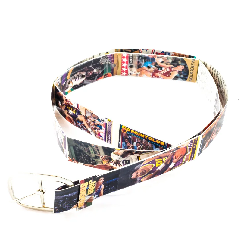 Karl Malone & John Stockton Basketball Card Belt